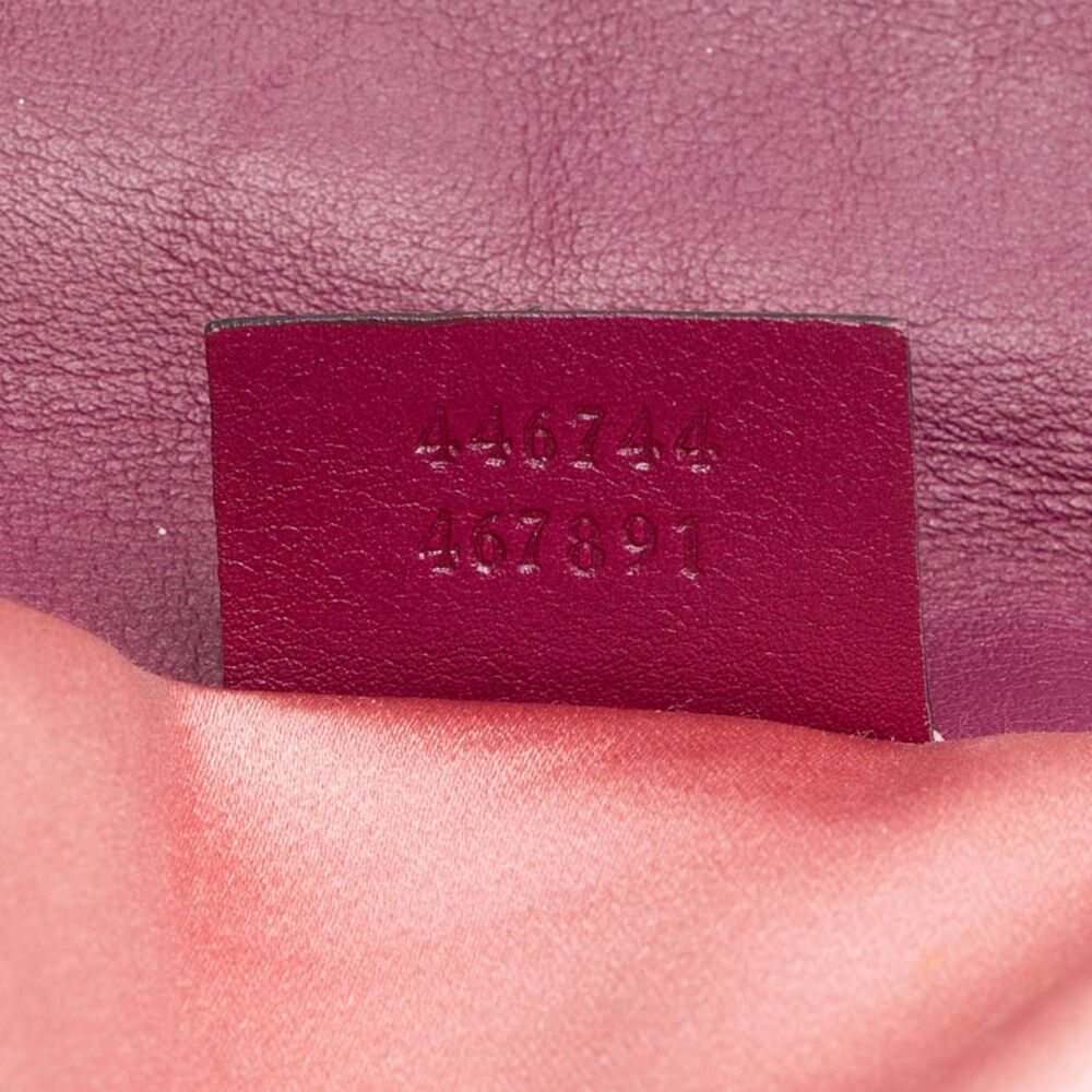 Gucci Matelasse Velvet GG Marmont Mini Flap  Bag - Picture 6 of 15
